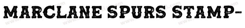Marclane Spurs Stamp字体转换